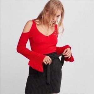 Express Cold Shoulder Sweater